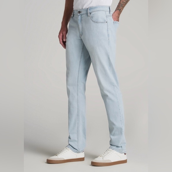 EUC Men’s Size 29 Givenchy Slim-Fit Jeans With Signature Black Stars Light Blue - Picture 4 of 12